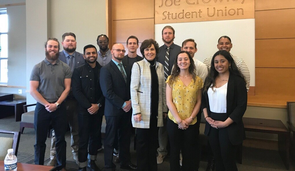 Senator Jacky Rosen took part in a roundtable discussion with student veterans at the University of Nevada, Reno (UNR).