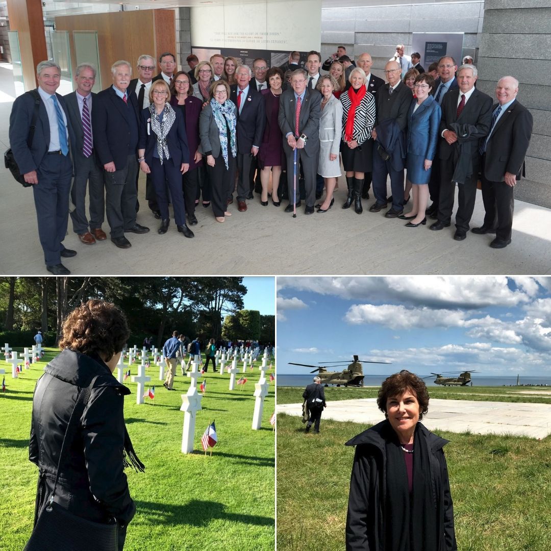 U.S. Senator Jacky Rosen (D-NV) joined a bipartisan Congressional Delegation to Normandy, France for the 75th anniversary of the D-Day invasion by Allied forces during World War II.