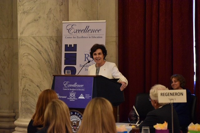 U.S. Senator Jacky Rosen, a member of the Senate Committee on Health Education, Labor and Pensions (HELP), addressed the Center for Excellence in Education (CEE), a non-profit organization that supports high school and college students in achieving successful careers in STEM, and in fulfilling leadership roles. During her remarks, Senator Rosen discussed her bipartisan Building Blocks of STEM Act.