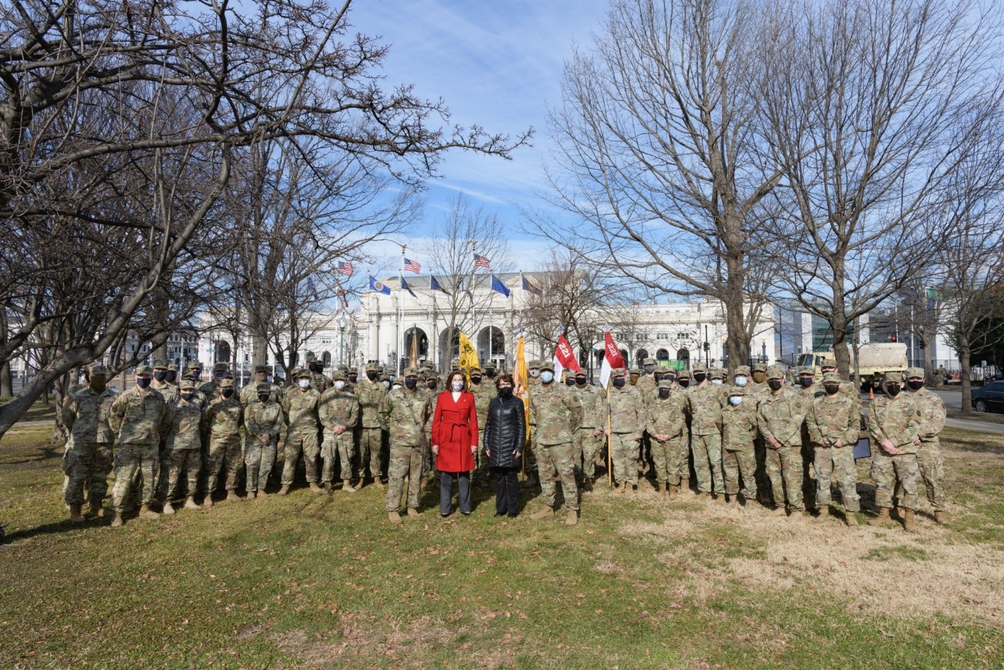 U.S. Senators Jacky Rosen (D-NV) and Catherine Cortez Masto (D-NV) released the following statement after meeting with the Nevada National Guard members deployed to Washington to protect the U.S. Capitol