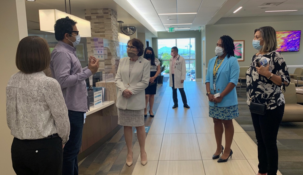 U.S. Senator Jacky Rosen (D-NV), a member of the Senate Committee on Health, Education, Labor and Pensions (HELP) and a former member of the Culinary Workers Union Local 226, visited the Culinary Health Center, the first and only health center in Las Vegas dedicated to supporting members of the Culinary Workers Union and their dependents.
