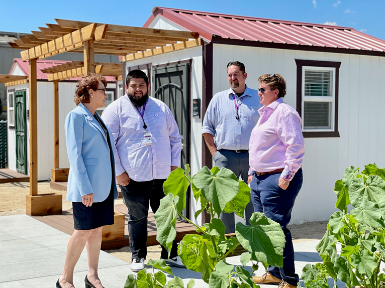 U.S. Senator Jacky Rosen (D-NV) visited Hope Springs and the Nevada CARES Campus, two facilities that are working to address homelessness in northern Nevada.